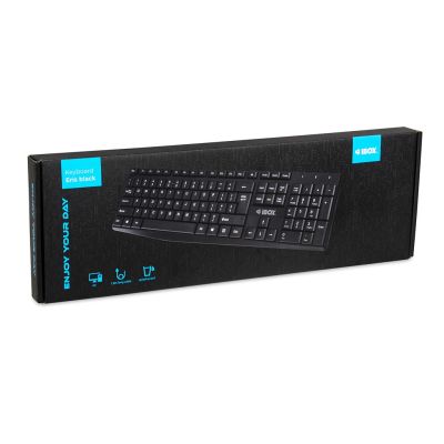 7. IBOX ERIS WIRED KEYBOARD, BLACK