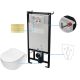 6-in-1 concealed toilet set