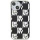3. DKNY IML Checkered Mono Pattern case for iPhone 15 Plus / 14 Plus - black