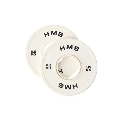 17. Bumper Olympic Plate Set 2x (0.5kg, 1kg, 1.5kg, 2kg, 2.5kg) HMS CBRS Set