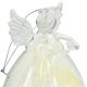 4. MOULDED GLASS BAUBLE ANGEL 11 CM SASKA GIFT & DECOR
