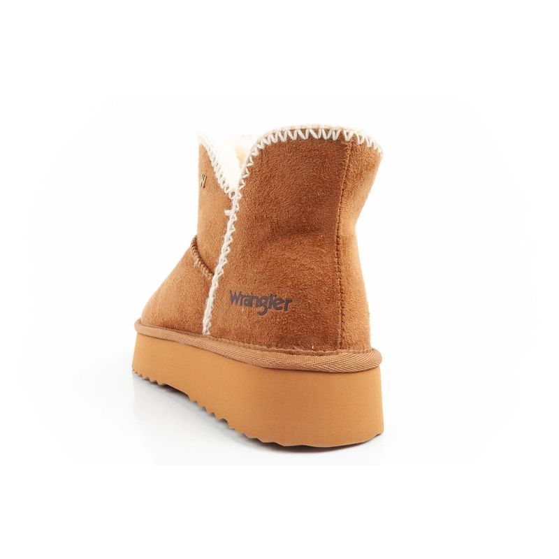 14. Wrangler Elsa winter boots ankle boots insulated comfortable fashionable brown