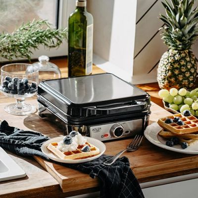 9. ADLER AD 3083 waffle maker