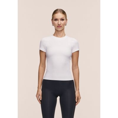 CASALL Defined Rib Tee Women's T-Shirt, White
