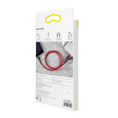 10. Baseus Cafule USB-A / Lightning 1.5A QC 3.0 cable 2 m - red