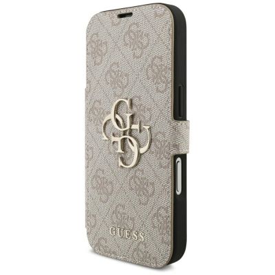2. Guess Book 4G Metal Logo Case for iPhone 18 Pro / 17 Pro - Pink