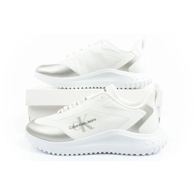 19. Calvin Klein Eva Runner women's shoes sports sneakers white fashionable