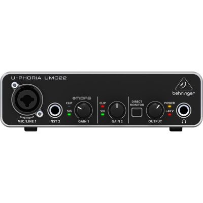 2. Behringer UMC22 - USB audio interface