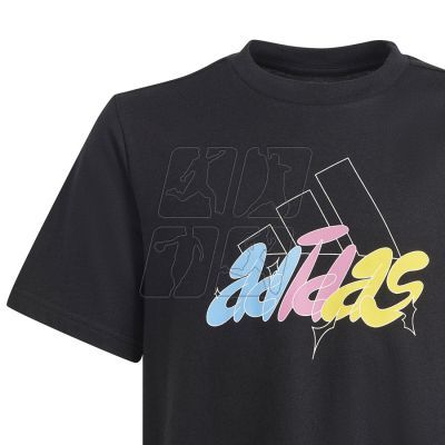 3. Adidas GFX Illustrated Jr T-shirt IR5757