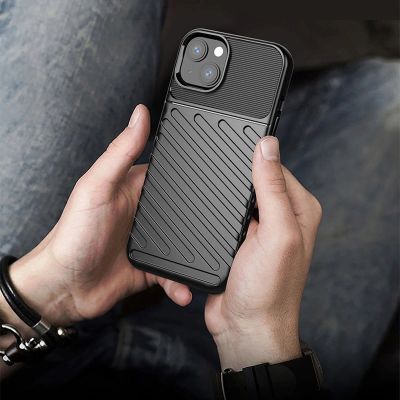 7. Thunder Case Flexible Tough Rugged Cover TPU Case for iPhone 13 mini black