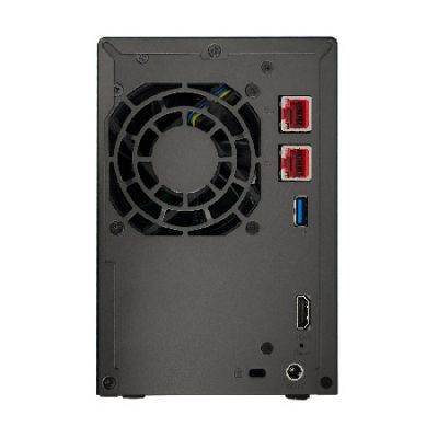 2. NAS Asustor AS6702T Lockerstor 2 Gen2; Tower; 2x (3.5" SATA HDD/2.5" SSD); Intel Celeron N5105; 4GB DDR4 SODIMM (max. 16GB), 2x 5Gb, 4x M.2 2280 NVMe PCIe 3.0, 2x USB 3.2 Gen 2, 1x HDMI 2.0b