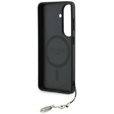 6. Guess 4G Classic Logo Charm MagSafe case for Samsung Galaxy S26 - black