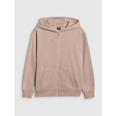 8. Girls' 4F Zip-Up Hoodie 4FJRAW25TSWSF2466-83S