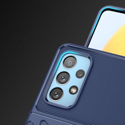 4. Thunder Case flexible armored cover for Samsung Galaxy A73 blue
