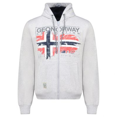Geographical Norway Grusty Blended DB 100 M sweatshirt WZ3084H/GN-Blended Gray