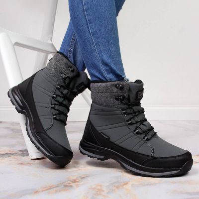 6. Winter snow boots waterproof gray DK