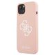 2. Guess GUHCP13SLS4GWPI iPhone 13 mini 5.4" pink/pink hard case Silicone 4G Logo