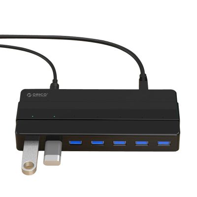 5. Hub Orico H7928-U3-V1 7x USB-A 3.0 - black