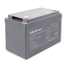 Qoltec AGM battery | 12V | 100Ah | max 1200A | 28.1kg