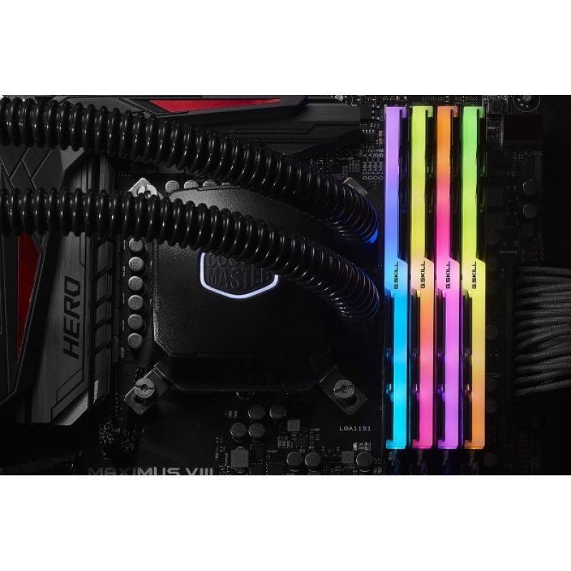5. G.Skill Trident Z RGB (For AMD) F4-3200C16Q-32GTZRX Memory Module 32 GB 4 x 8 GB DDR4 288-pin DIMM