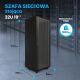 Extralink Rack Cabinet 32U 800x800 Black Floor Standing