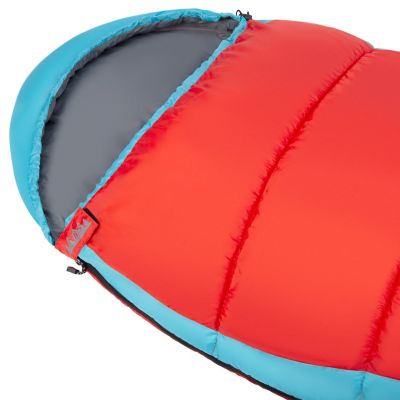 6. NILS CAMP NC2012 Sleeping Bag, Red and Blue