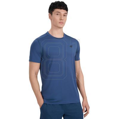 Men's T-shirt 4F FNK M1521 denim 4FWAW25TFTSM1521 32S