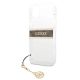 6. Guess GUHCP13SKB4GBR iPhone 13 mini 5.4" Transparent hardcase 4G Brown Strap Charm
