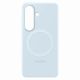 4. Samsung Silicone Magnet Case for Samsung Galaxy S26, MagSafe Compatible - Blue