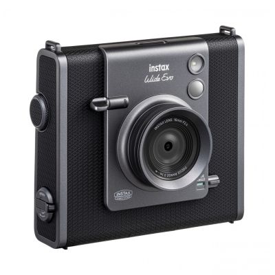 3. FUJIFILM Instax WIDE Evo Black EX D CMOS Hybrid Instant Camera Black