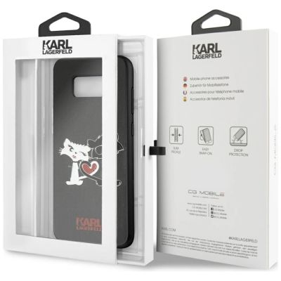 7. Karl Lagerfeld Choupette In Love Case for Samsung Galaxy S8 Plus - Black