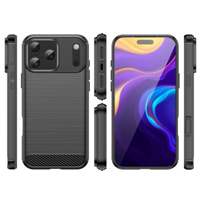2. Carbon Case for iPhone 17 Pro Max - Black