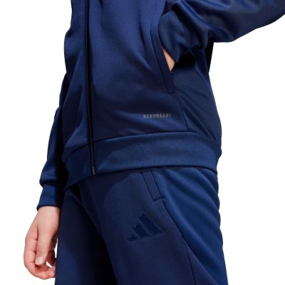 5. adidas Tiro 25 Full-Zip Kids' Sweatshirt, Navy JC5127