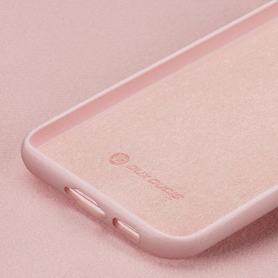 9. Dux Ducis Grit case for Samsung Galaxy S23+ elegant case made of artificial leather pink