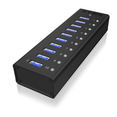 6. ICY BOX IB-AC6110 USB 3.2 Gen 1 (3.1 Gen 1) Type-B 5000 Mbit/s Black