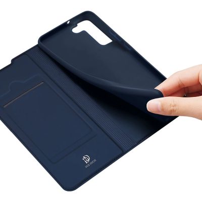 9. Dux Ducis Skin Pro Holster Cover Flip Cover for Samsung Galaxy S22 + (S22 Plus) blue
