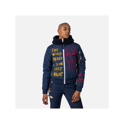 Rossignol W Yety Fleecy Bomber Jacket Jkt blue