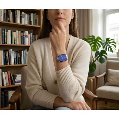 13. Smartwatch Gravity Silver Strap + Bracelet GT43-2