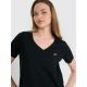 4. Women's oversize plain T-shirt 4F 4FRSS25TTSHF2778-20S