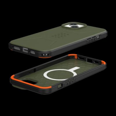 3. UAG Civilian MagSafe case for iPhone 15 Plus - green