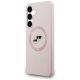 2. Karl Lagerfeld Silicone Karl & Choupette Heads MagSafe Case for Samsung Galaxy S25 FE - Pink