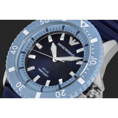 4. EMPORIO ARMANI World Explorer Solar AR11785 Men's Watch + BOX