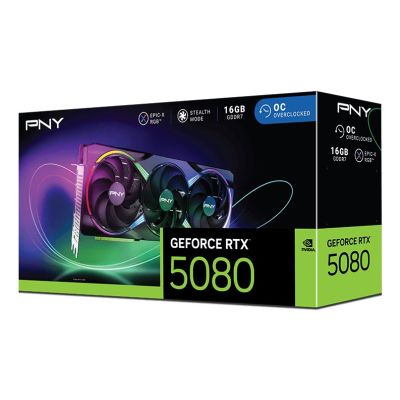 8. graphics card PNY RTX 5080 ARGB OC
