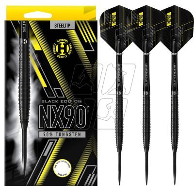 Harrows NX90 Black darts 90% steeltip NX90Black90%