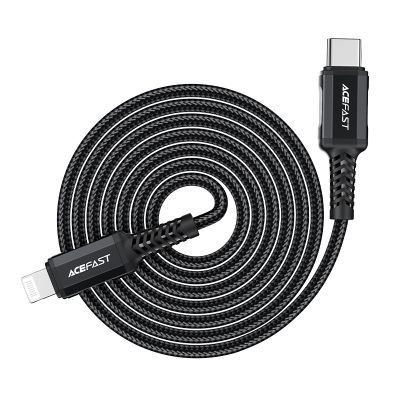 7. Acefast C4-01 Lightning - USB-C PD cable 30W 3A 480Mb/s 1.8m - black