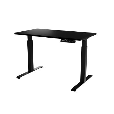 Electric height adjustable desk MOON 121x67x72-120 black