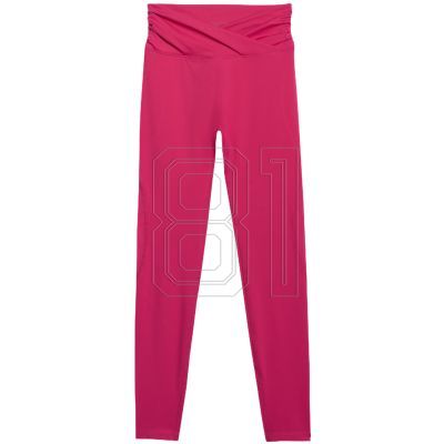2. Women's leggings 4F FNK F369 pink 4FWAW25TFTIF369 54S