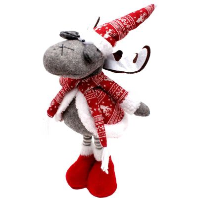 11. DECORATIVE REINDEER ON TELESCOPIC LEGS 45-60CM RED