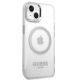 4. Guess GUHMP14MHTRMS iPhone 14 Plus 6.7" silver/silver hard case Metal Outline Magsafe