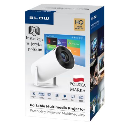 3. BLOW PORTABLE PROJECTOR ANDROIDTV HD CINEMA WHITE
